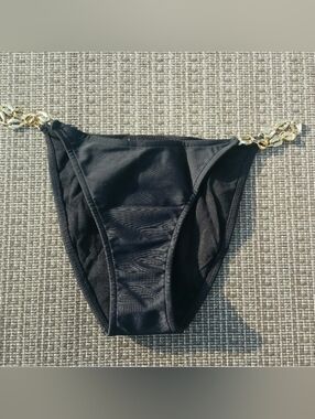 Cia Maritima Brazilian Bikini Swim Bottom Lobster Claw Side Chain